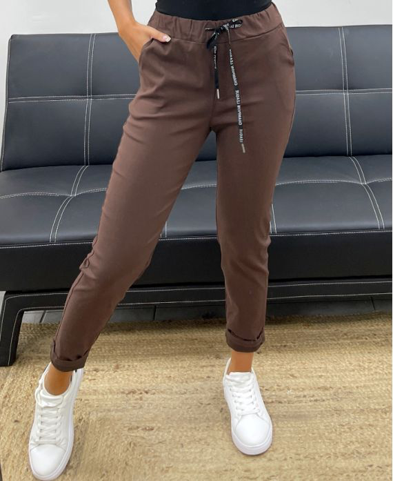 Pantalon chocolat