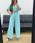 Combinaison pantalon pastel + ceinture