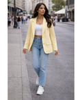 Veste blaser jaune