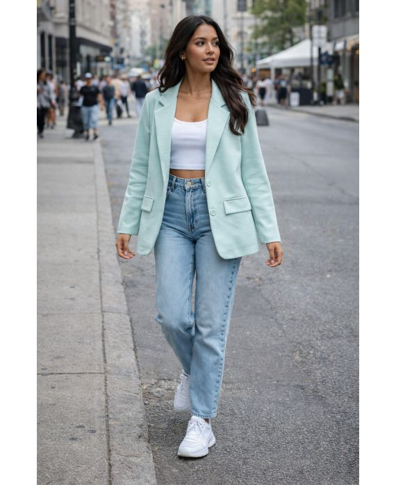 veste blazer pastel