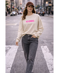 Sweat-shirt iconic beige